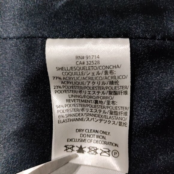 A/X Armani Exchange  Black Faux Fur Full Zip Front Sleeveless Vest Women's S/P - Picture 9 of 14